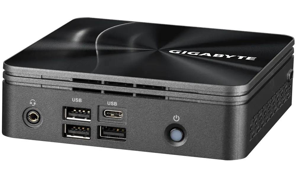 Настолен компютър Gigabyte Brix BRRR3-4300, AMD Ryzen 3 4300U, 2 x SO-DIMM DDR4, M.2 SSD, USB Type-C™, WiFi 6 +BT, black - image 2