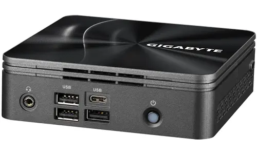 Настолен компютър Gigabyte Brix BRRR3-4300, AMD Ryzen 3 4300U, 2 x SO-DIMM DDR4, M.2 SSD, USB Type-C™, WiFi 6 +BT, black - image 2