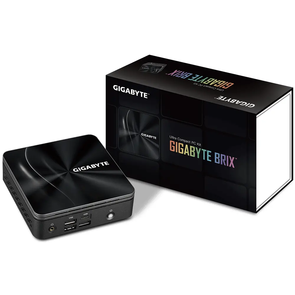 Настолен компютър Gigabyte Brix BRRR3-4300, AMD Ryzen 3 4300U, 2 x SO-DIMM DDR4, M.2 SSD, USB Type-C™, WiFi 6 +BT, black - image 6