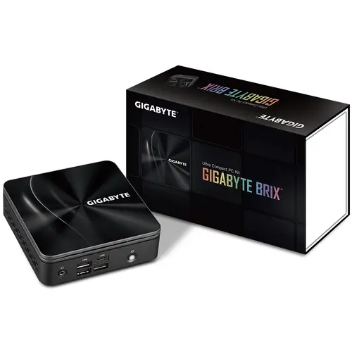 Настолен компютър Gigabyte Brix BRRR3-4300, AMD Ryzen 3 4300U, 2 x SO-DIMM DDR4, M.2 SSD, USB Type-C™, WiFi 6 +BT, black - image 6