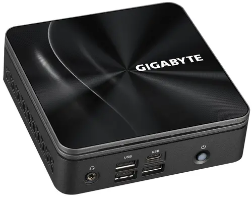 Настолен компютър Gigabyte Brix BRRR3-4300, AMD Ryzen 3 4300U, 2 x SO-DIMM DDR4, M.2 SSD, USB Type-C™, WiFi 6 +BT, black