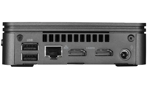 Настолен компютър Gigabyte Brix BRi5H-10210, Intel® Core™ i5-10210U, 2 x SO-DIMM DDR4, SSD NVMe, USB Type-C™, WF+BT, black - image 2