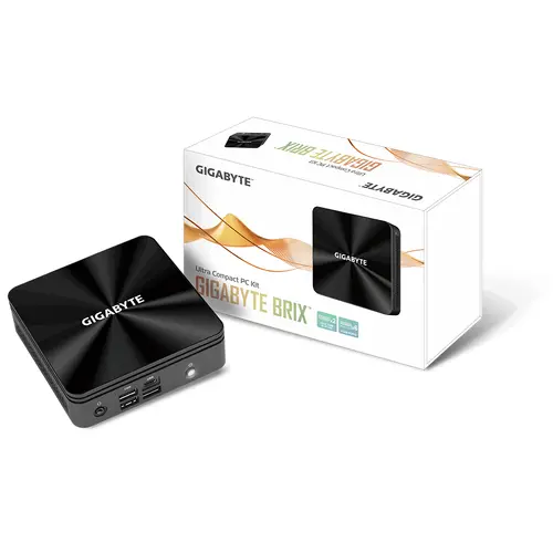 Настолен компютър Gigabyte Brix BRi5H-10210, Intel® Core™ i5-10210U, 2 x SO-DIMM DDR4, SSD NVMe, USB Type-C™, WF+BT, black - image 5
