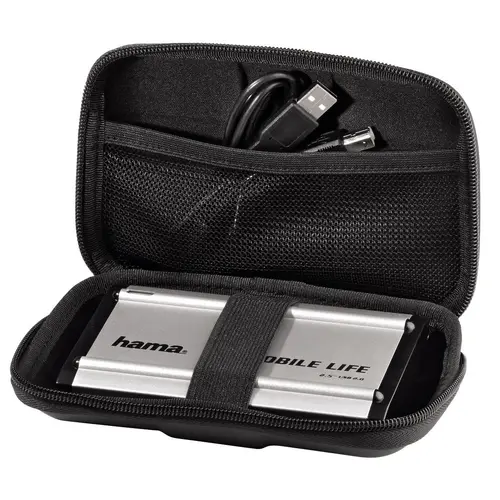 Husă pentru hard disk HAMA EVA 84113, 2.5", Negru - 2