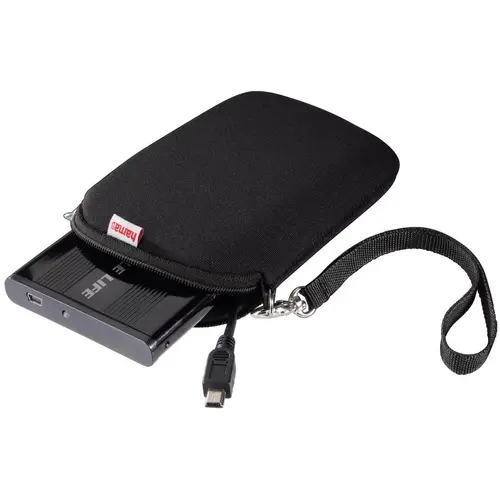 Калъф за твърд диск HAMA Neoprene 95505, 2.5", Черен, Неопренов - image 1