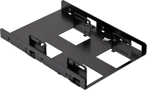 Скоби за монтиране Corsair HDD/SSD Mounting Kit - Dual 2.5" to 3.5", Black