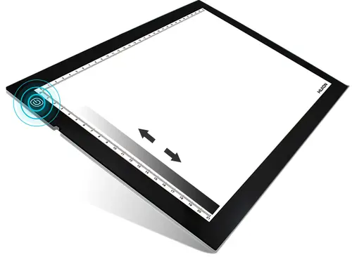 LED φωτεινή επιφάνεια σχεδίασης HUION LED light pad L4S, USB, μαύρο - 2