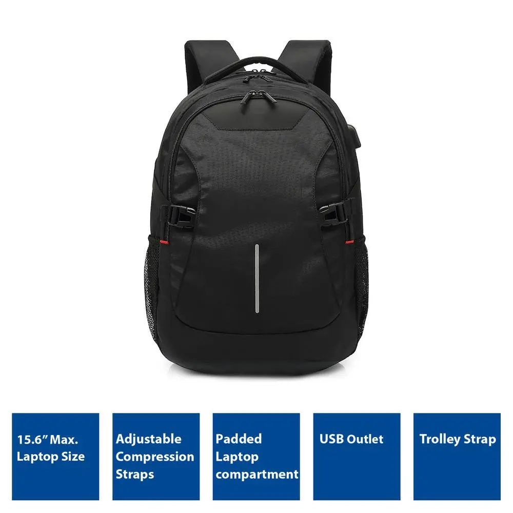 Раница за лаптоп ACT AC8530, до 15.6", USB изход, Черна - image 1