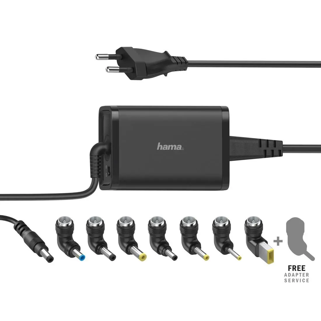 Încărcător universal pentru laptop HAMA, de rețea, ieșire 15/19V, 45W, 200001