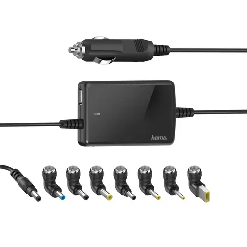 Universal φορτιστής για laptop HAMA, για αυτοκίνητο, είσοδος 12-15 V, έξοδος 15-19 V/70W, 200008 - 2