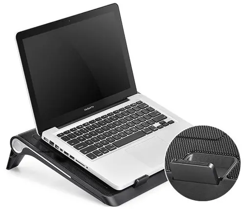 Охладител за лаптоп DeepCool N180 FS, 17", 180 mm, Черен - image 8
