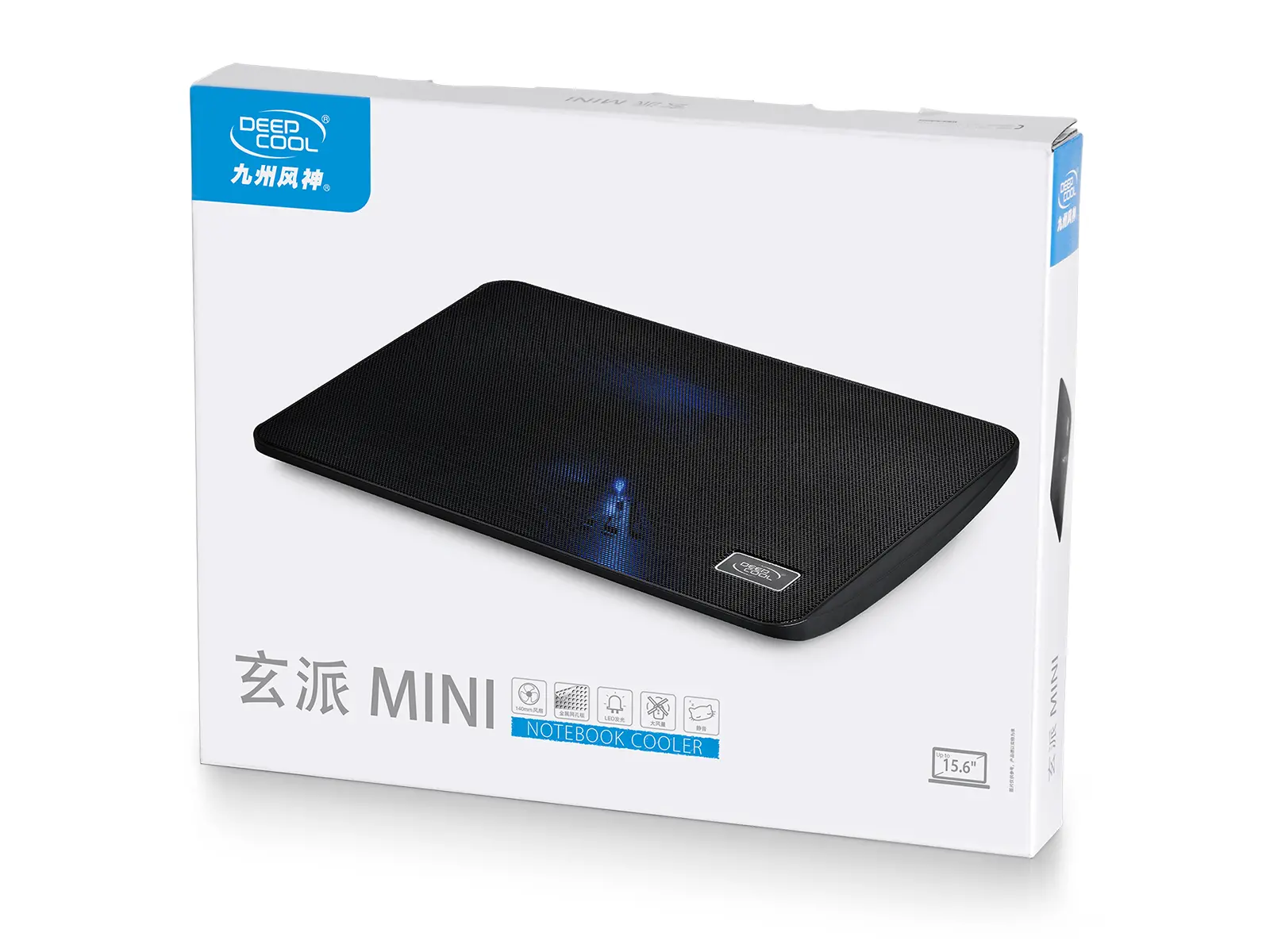 Ψύκτρα laptop DeepCool WIND PAL MINI, 15.6", 140 mm, Μαύρο - image 9