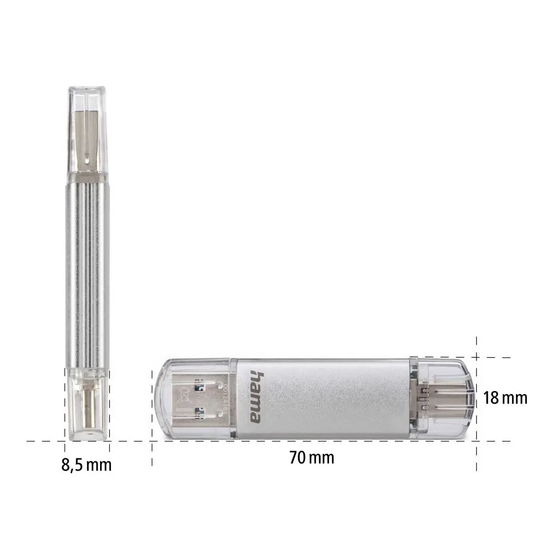 USB памет HAMA Тип USB-C/ USB-A 3.0 Laeta, 16GB, 40Mb/s - image 8