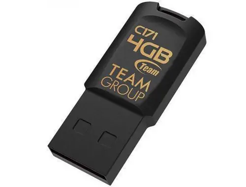 USB памет Team Group C171, 4GB, USB 2.0, Черен