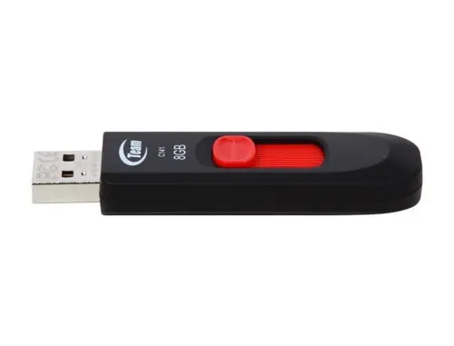 USB памет Team Group Elite C141, 8GB, USB 2.0, Червен - image 1