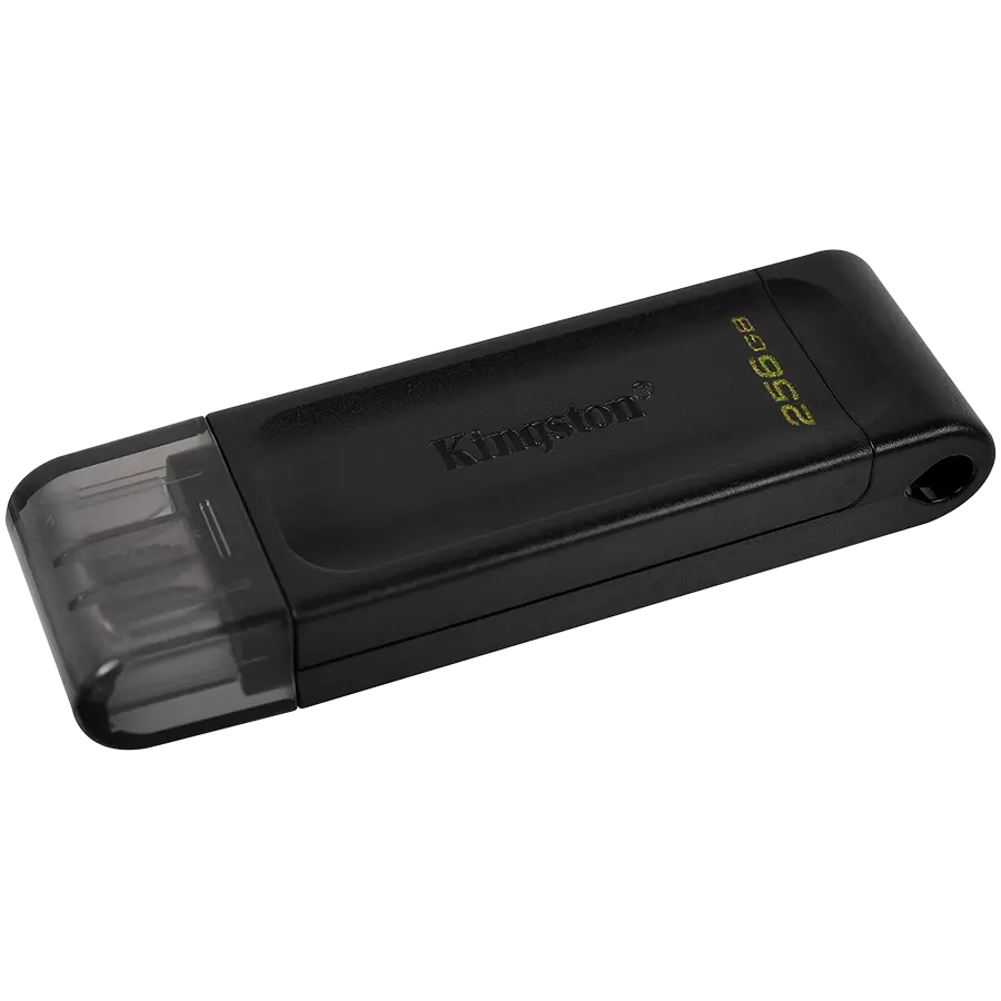USB памет KINGSTON DataTraveler 70, 256GB,USB-C 3.2 Gen 1, Черна - image 1