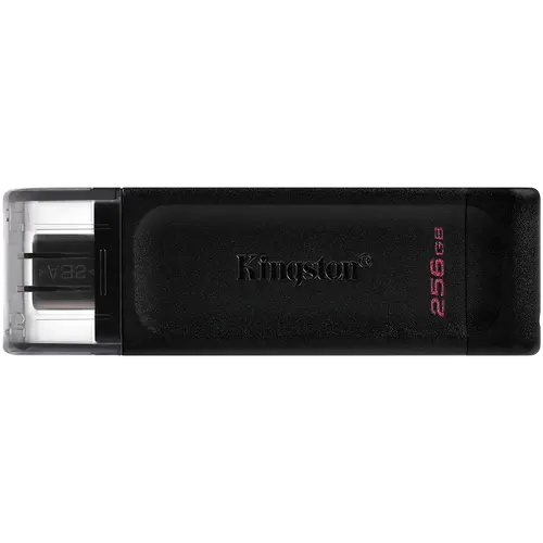 Memorie USB KINGSTON DataTraveler 70, 256GB, USB-C 3.2 Gen 1, Negru - 1
