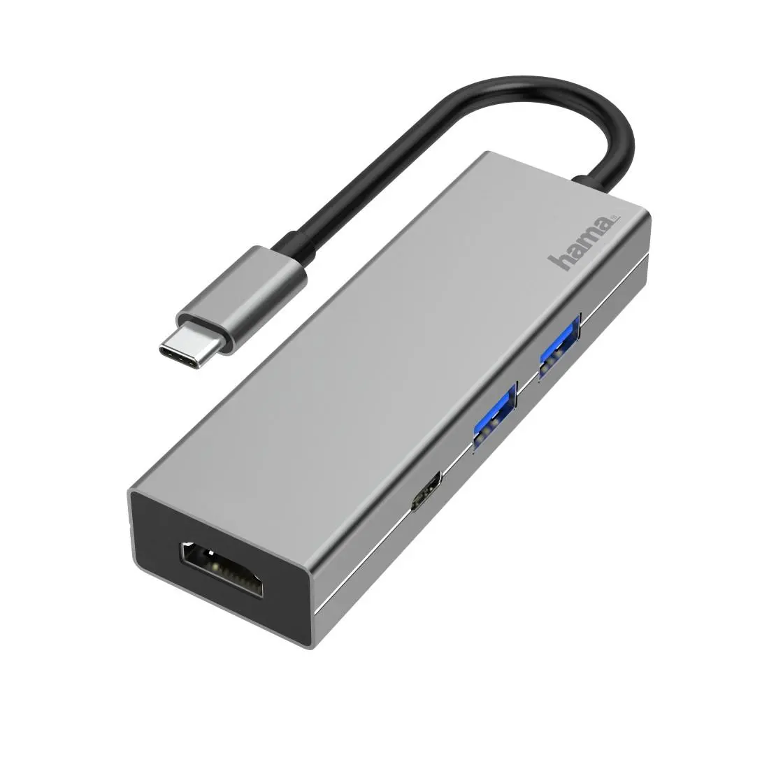 Hub USB-C cu 4 porturi, HAMA-200107