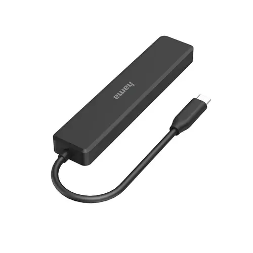 USB-C, Hub cu 5 porturi, 3x USB-A, 1x USB-C, HDMI, 4K, Negru - 2