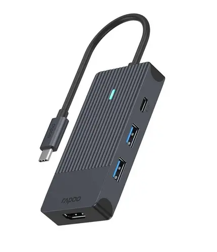 Hub USB-C, 4 porturi, RAPOO-11409 - 4