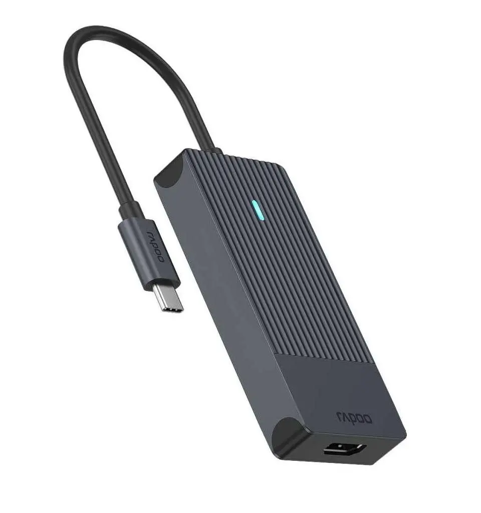 USB-C Хъб, 4 порта, RAPOO-11409 - image 4