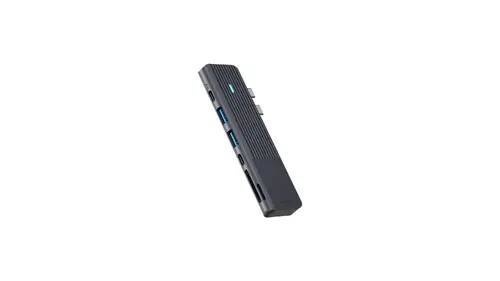 Мултипортов адаптер, RAPOO UCM-2003, 7 в 2, USB-A, USB-C, HDMI, SD/MicroSD, Черен - 3