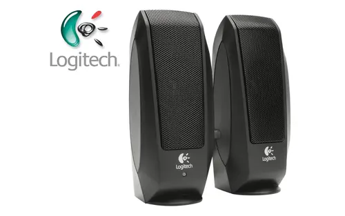 Тонколони Logitech S120, 2.0, 2.3 W, 220V, черен - image 1