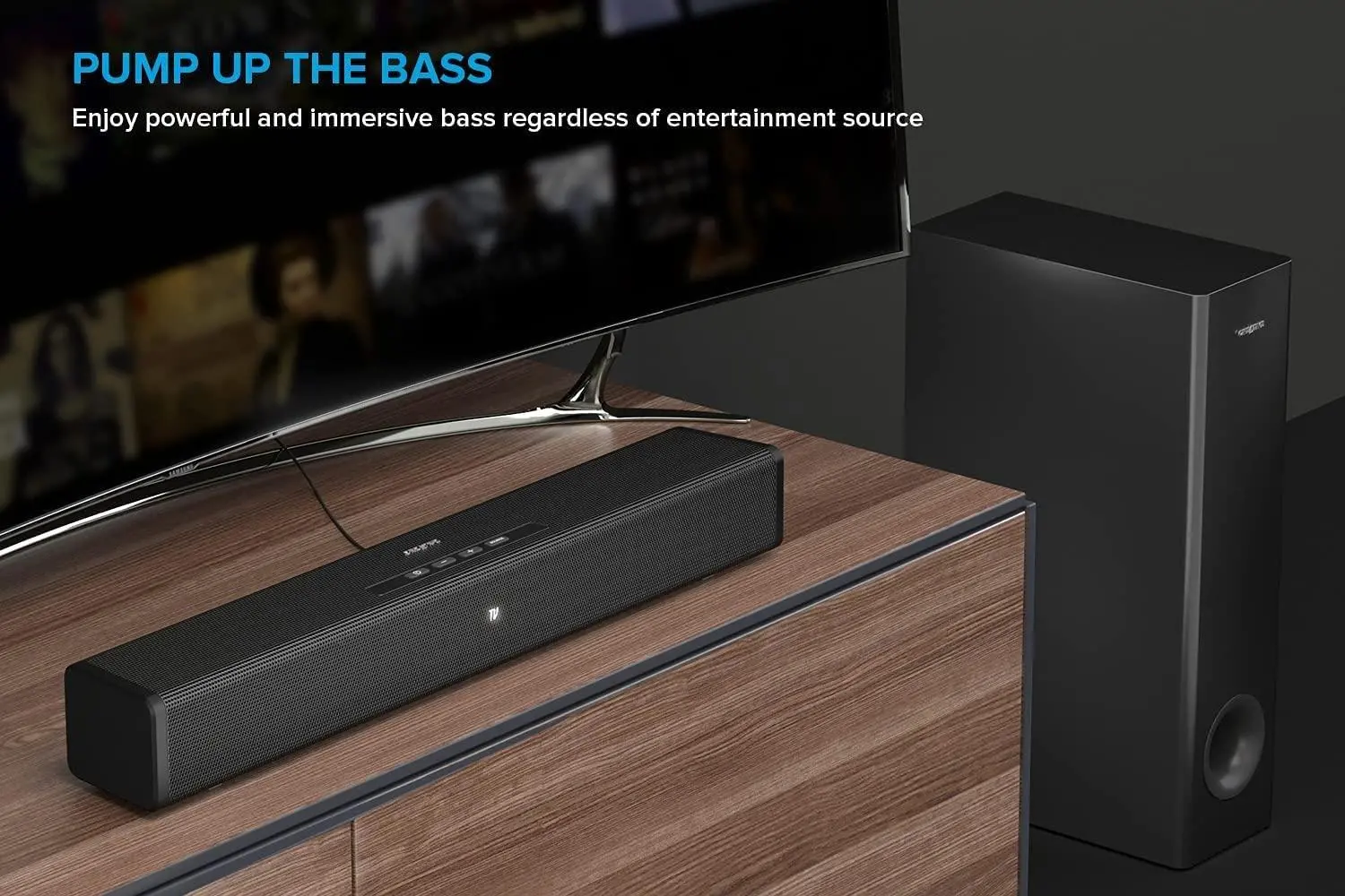 Звукова система 2.1 Creative Stage 360, Bluetooth 5.0, Dolby Atmos, HDMI 2.0, ARC, Черен - image 3