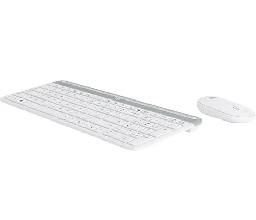 Kомплект безжични клавиатура с мишка Logitech MK470, Кирилизирана, Бяла - image 2