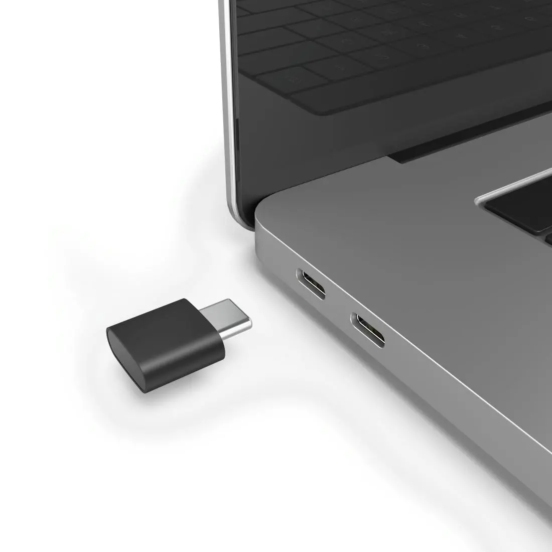Безжична оптична мишка HAMA MW-600, 2 приемника USB-C/USB-A, 6 бутона, черен - image 3