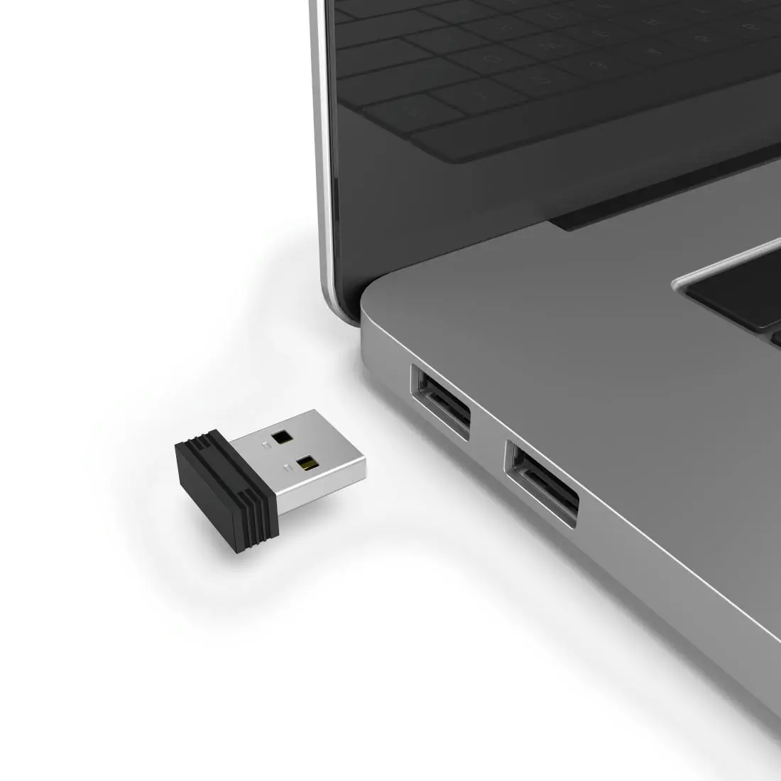 Безжична оптична мишка HAMA MW-600, 2 приемника USB-C/USB-A, 6 бутона, черен - image 4