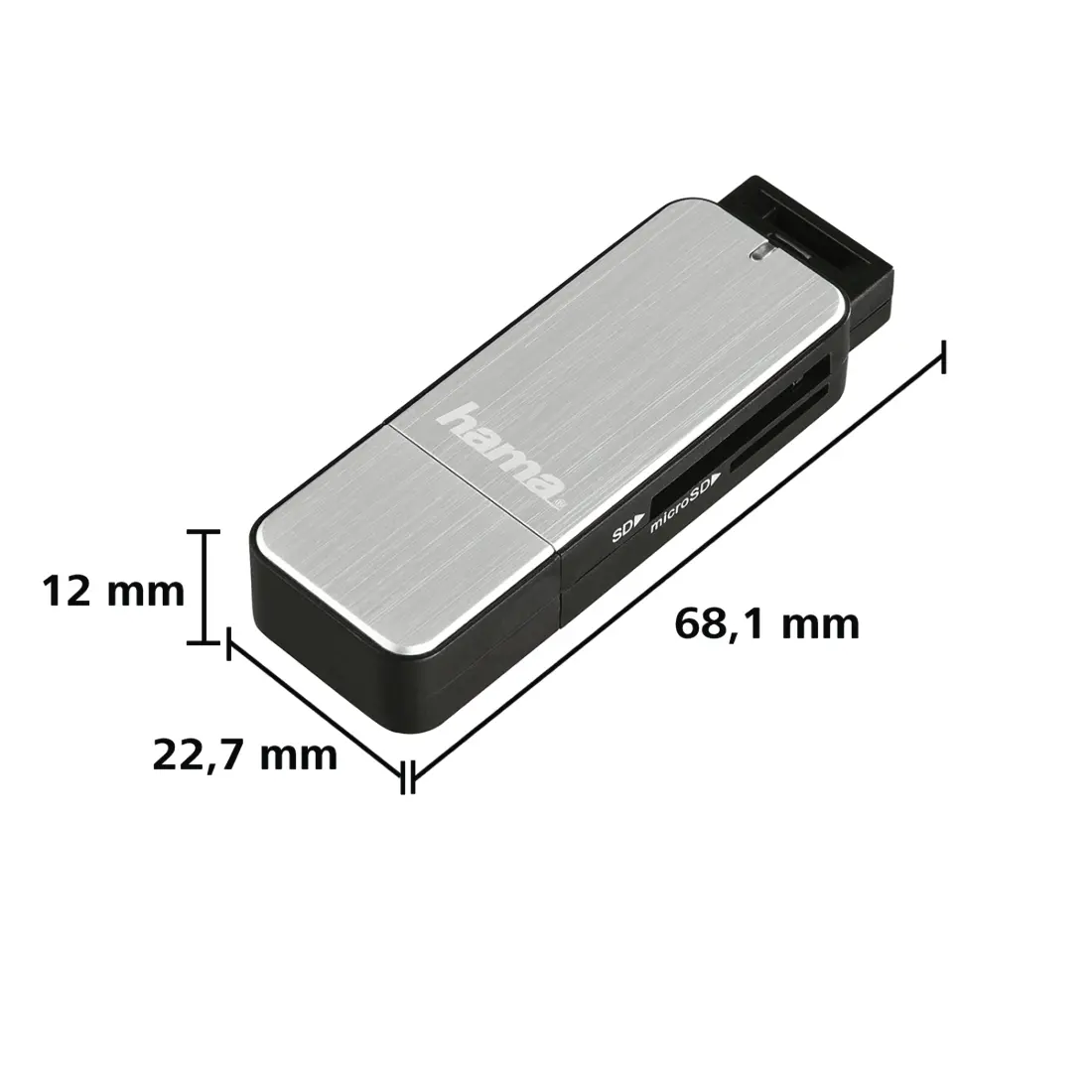 Четец за карти HAMA, USB 3.0, 123900 - image 1