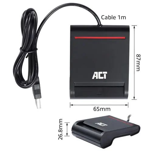 Συσκευή ανάγνωσης έξυπνων καρτών ACT AC6015 - 6
