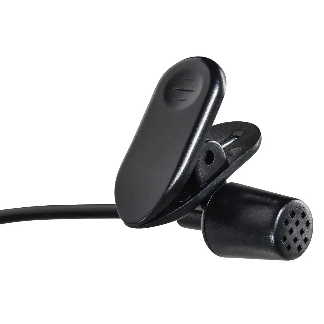 Microfon HAMA, pentru rever cu clemă Clip-On, 3.5mm, Negru - image 1