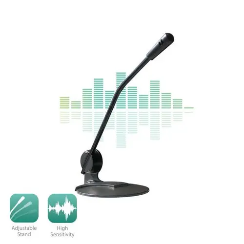 Настолен мултимедиен микрофон EWENT EW3550, Черен - image 2