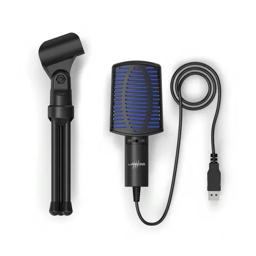 Настолен микрофон uRage Stream 100, USB, Черен - image 1