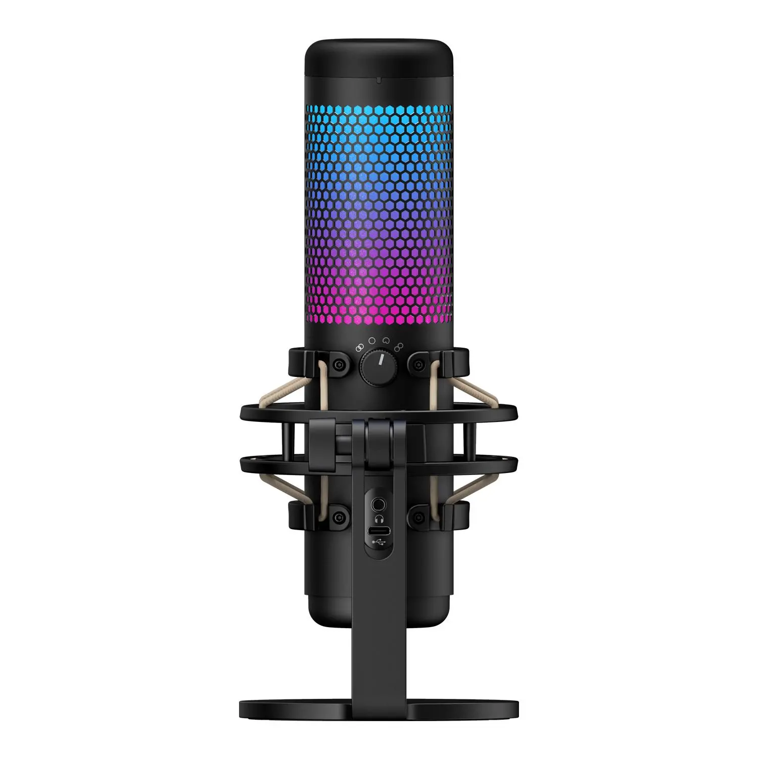 Настолен микрофон HyperX QuadCast S, USB, 3.5 mm - image 2