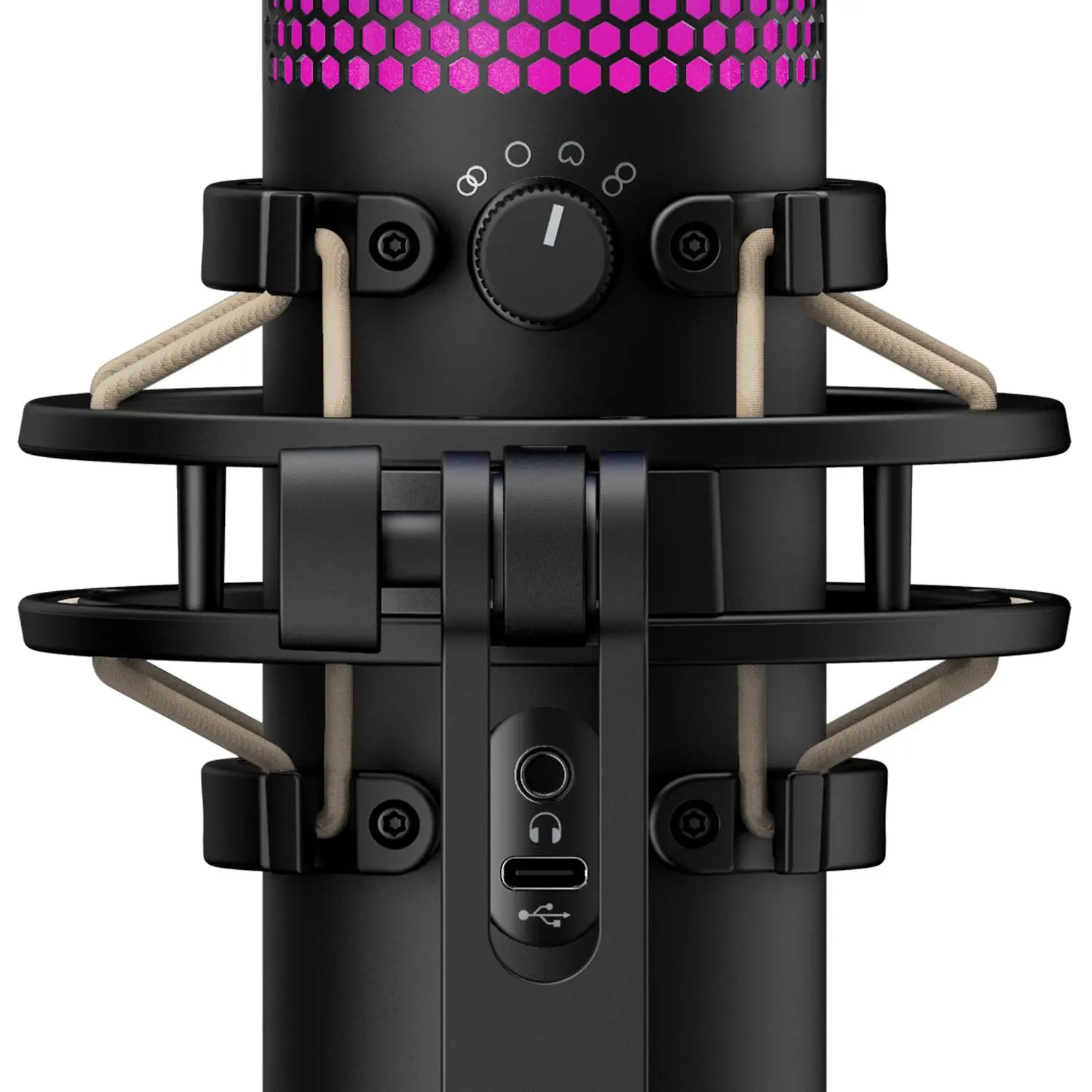 Настолен микрофон HyperX QuadCast S, USB, 3.5 mm - image 5