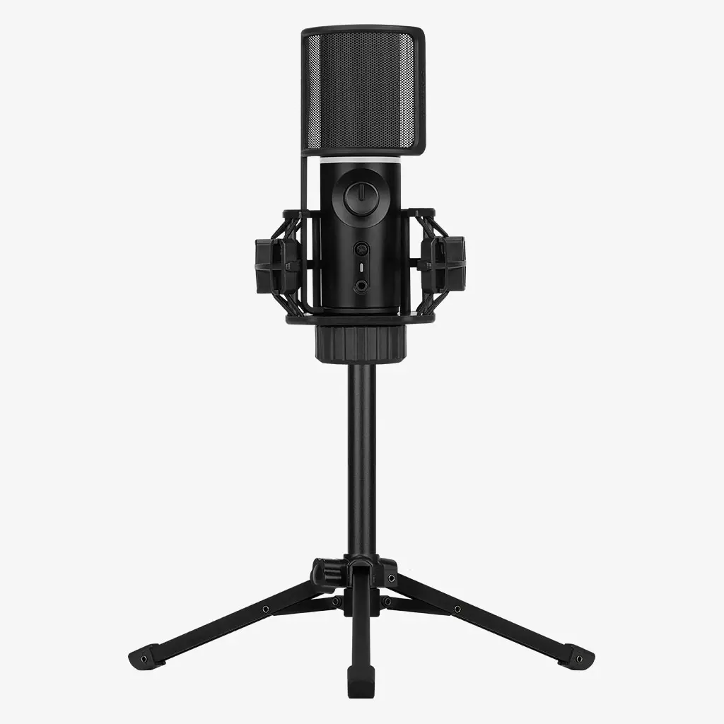 Настолен микрофон Streamplify MIC RGB, USB-A, стойка трипод - image 1