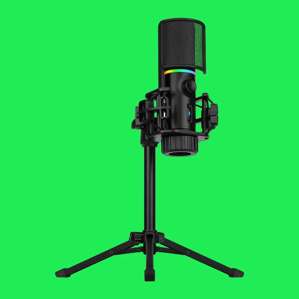 Настолен микрофон Streamplify MIC RGB, USB-A, стойка трипод - image 11