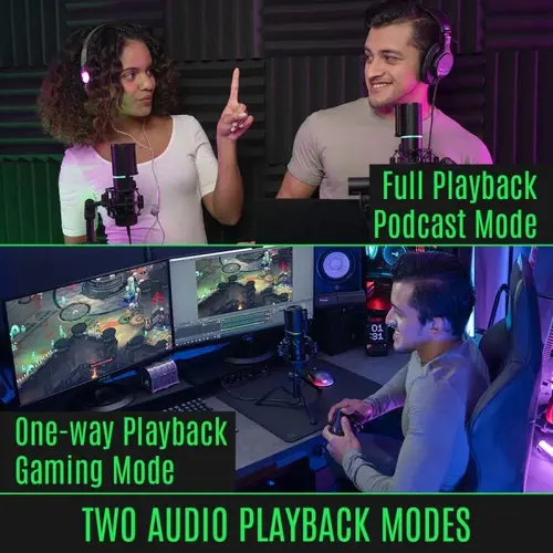 Настолен микрофон Streamplify MIC RGB, USB-A, стойка трипод - image 14