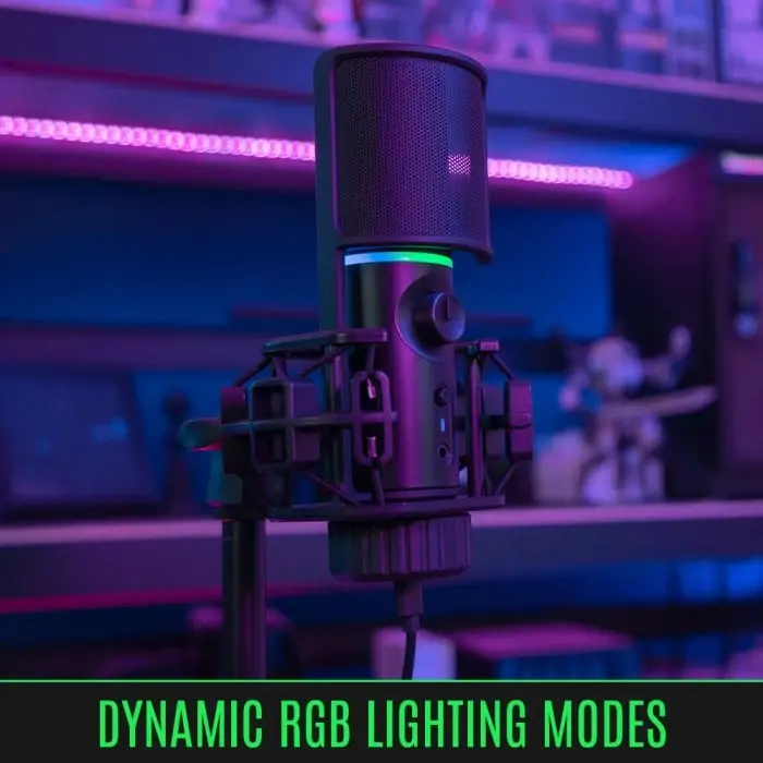 Настолен микрофон Streamplify MIC RGB, USB-A, стойка трипод - image 16