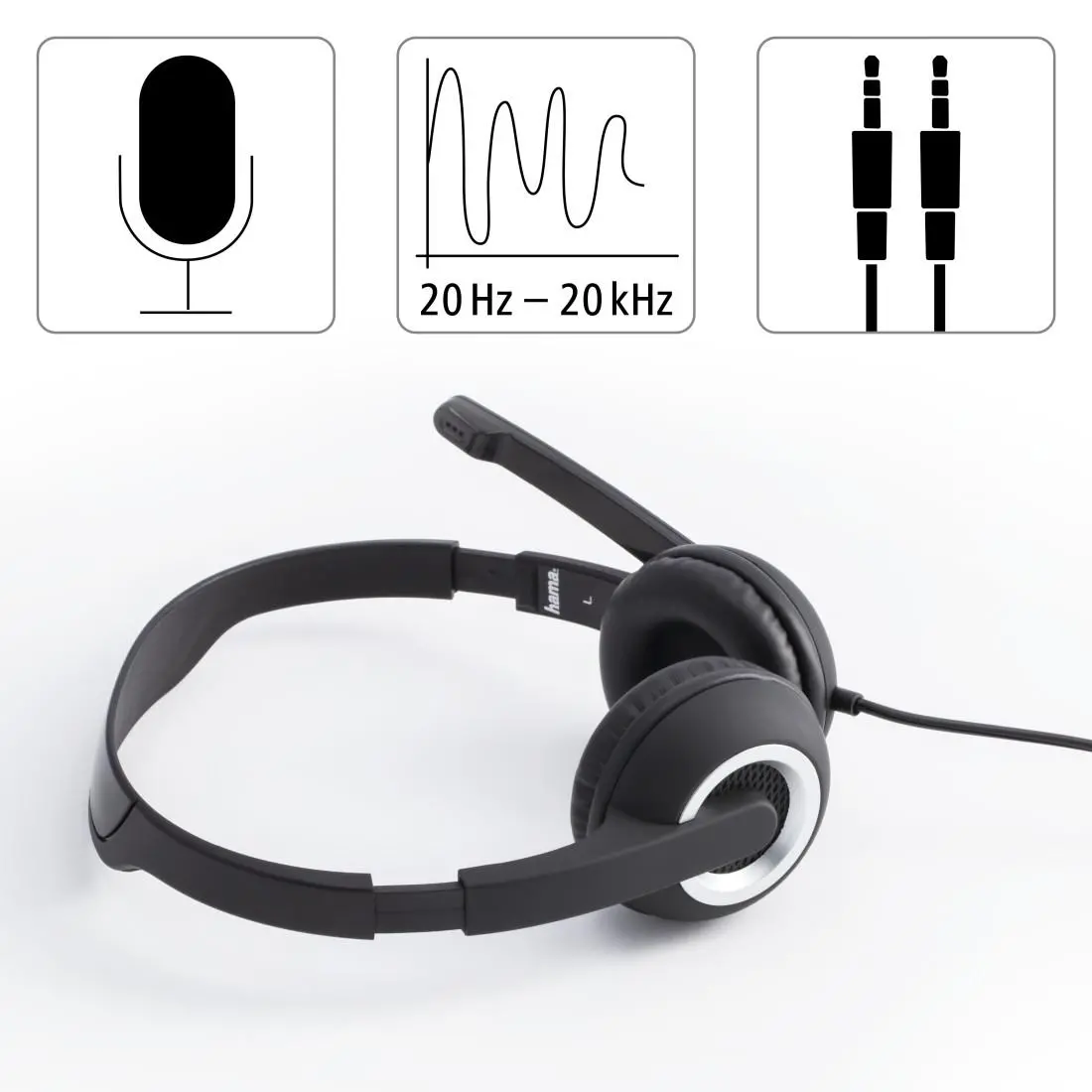 Căști cu microfon HAMA HS-P150 - image 11