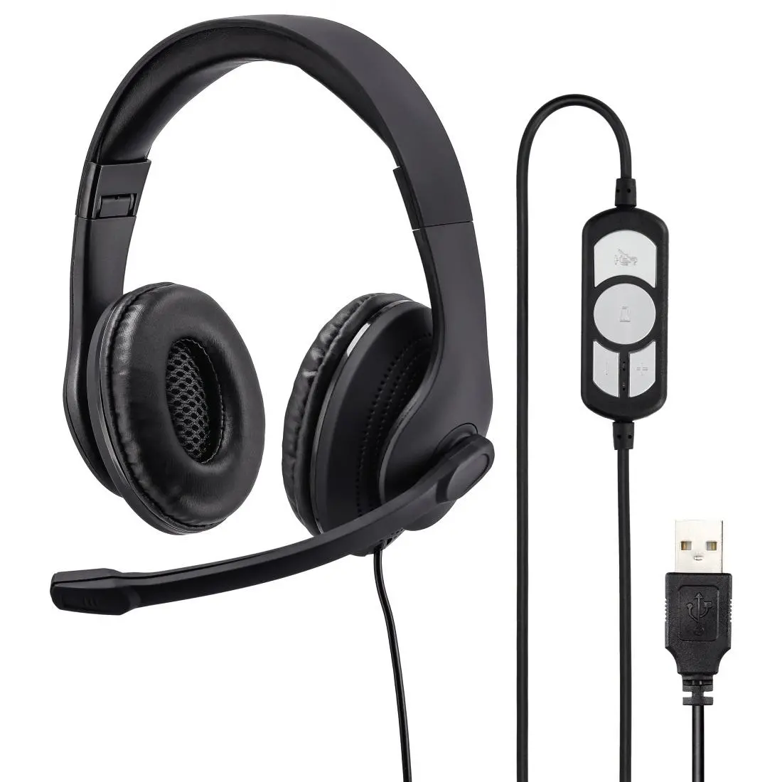 Căști cu microfon HAMA HS-USB300