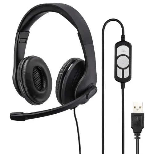 Ακουστικά με μικρόφωνο HAMA HS-USB300