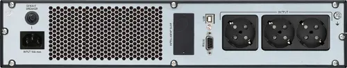 UPS FSP Group Champ Rack 1K, 1000VA, 900W, LCD, 3 Schuko, USB, RS-232 - image 1