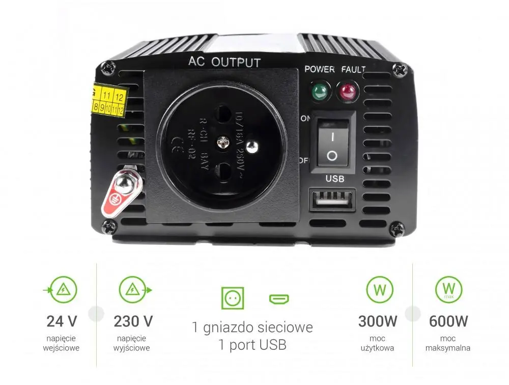 Inverter GREEN CELL 24V/300W - image 1