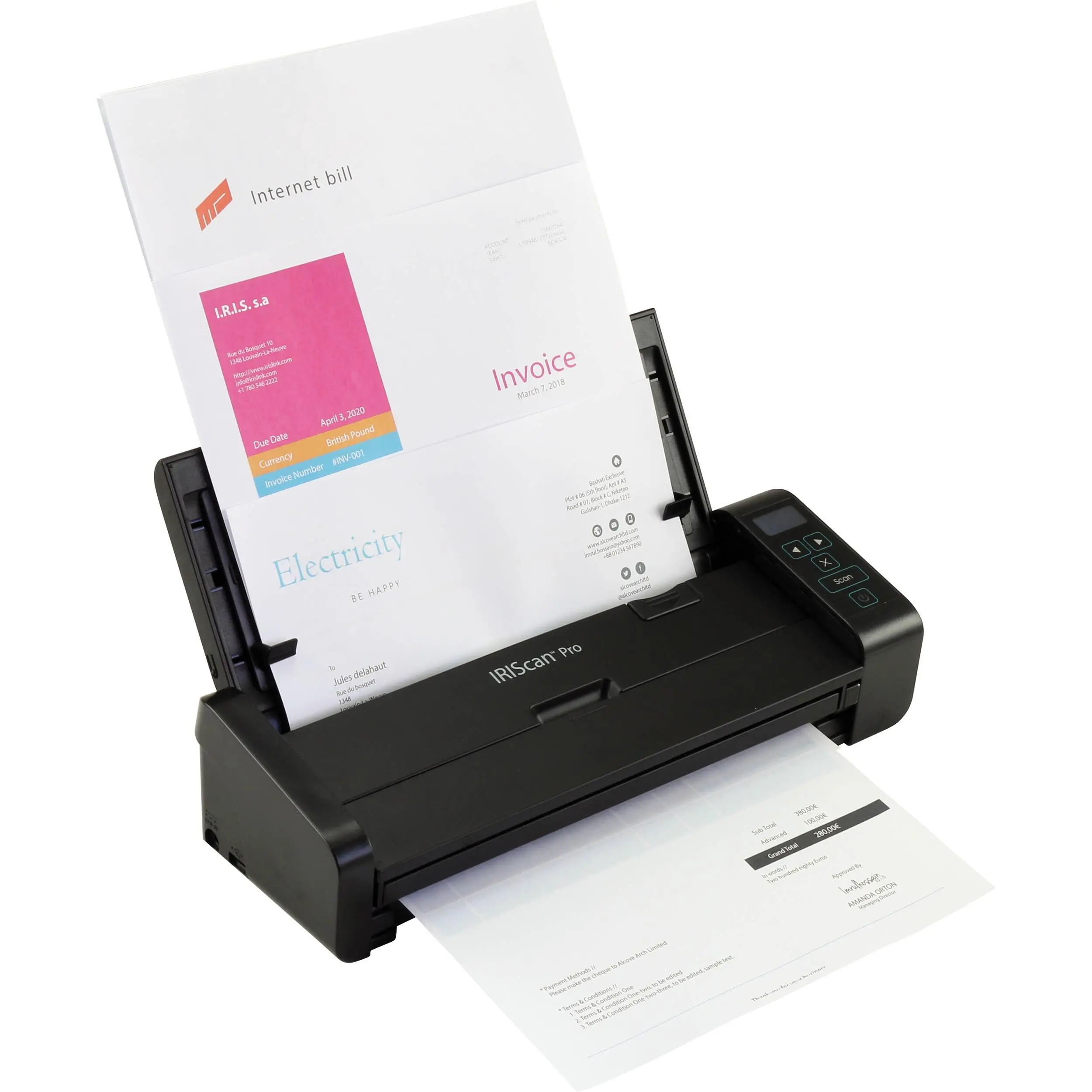 Scaner iris IRIScan Pro 5, A4, USB 3.0, 23 pag/minut, ADF- 20 pag - image 1