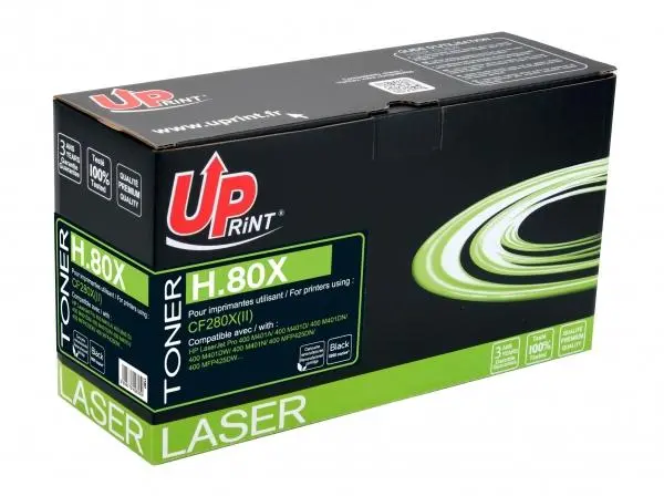Κασέτα τόνερ, UPRINT, 6900, Μαύρο – συμβατή με HP CF280X, LaserJet Pro 400/M401/M425