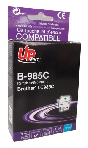 Cartuș de cerneală UPRINT LC985, BROTHER, Cyan - 1